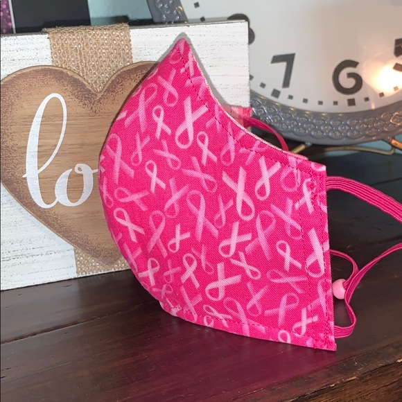 OCTOBER! Breast Cancer Awareness Print Mask